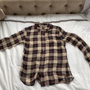 Equipment plaid top